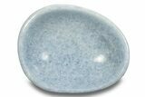 Polished Blue Calcite Bowl - Madagascar #245439-2